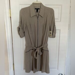 INC Silk cargo dress NWT